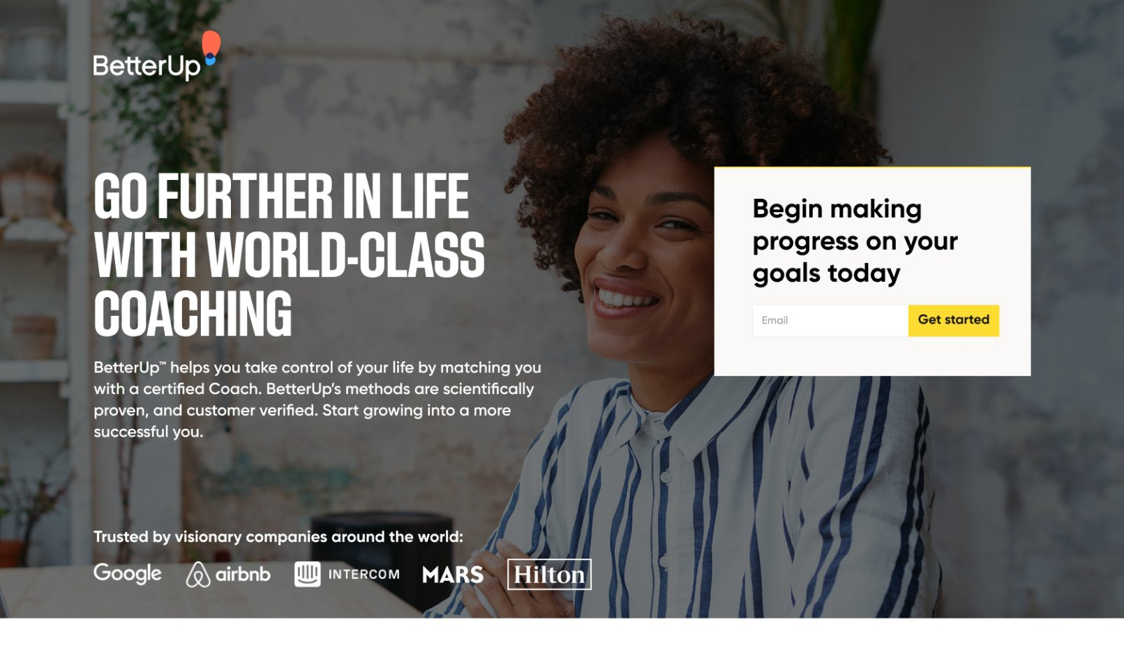 BetterUp direct-to-consumer experience design